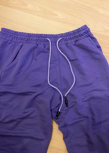 Mor Kadın Bol Kesim Eşofman Altı - Görsel 2