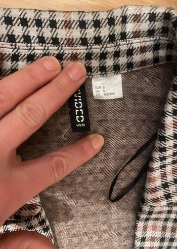 Düğmeli Ekose Kadın Kumaş Pantolon - Görsel 5