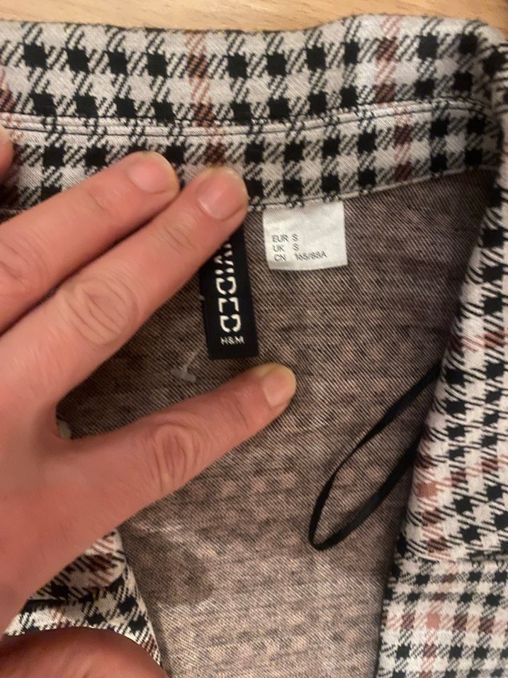 Düğmeli Ekose Kadın Kumaş Pantolon - Görsel 5