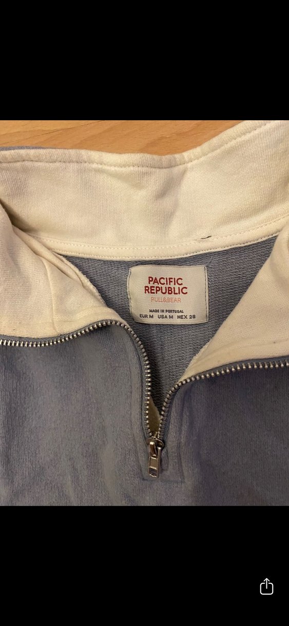 Gri Yarım Fermuarlı Kadın Sweatshirt - Görsel 4