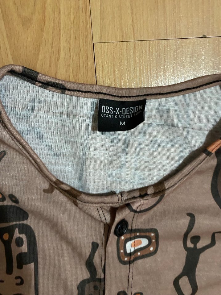 Bohem Desenli Kısa Kollu Erkek Gömlek - Görsel 3