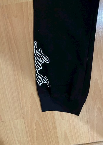 Siyah Rahat Kesim Kadın Eşofman Altı - Görsel 2