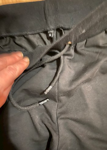 Siyah Rahat Kesim Kadın Eşofman Altı - Görsel 4