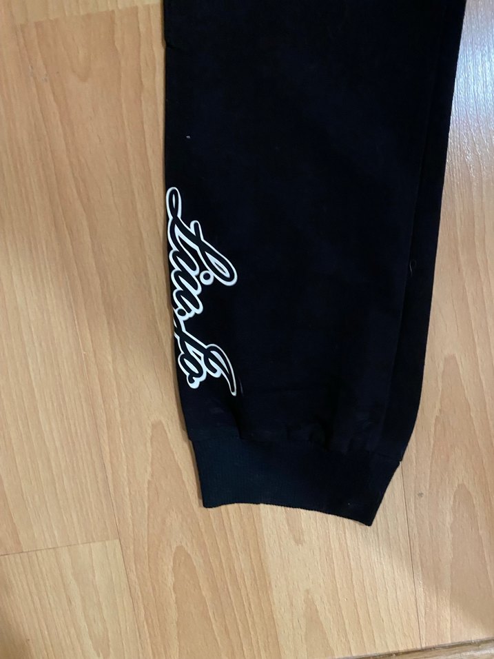 Siyah Rahat Kesim Kadın Eşofman Altı - Görsel 2