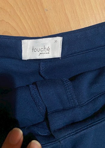 Kadın Lacivert Denim Regular Fit Pantolon - Görsel 3