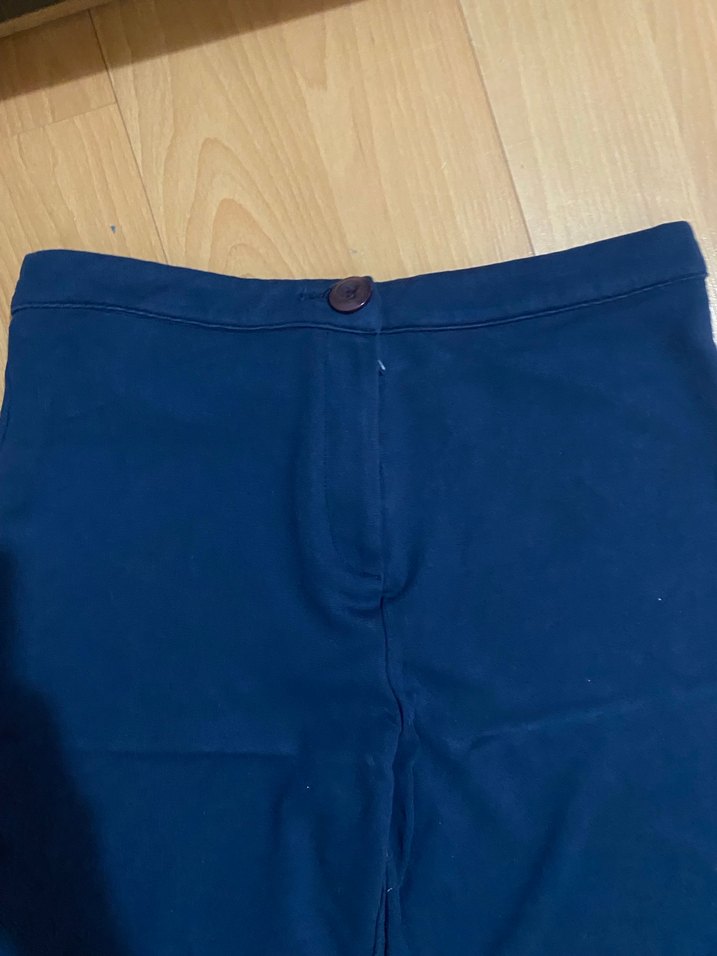 Kadın Lacivert Denim Regular Fit Pantolon - Görsel 2