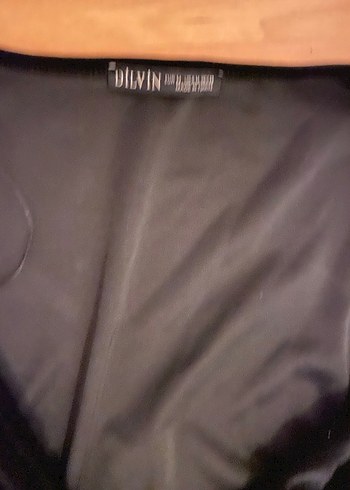 Siyah V Yakalı Gotik Kadın Abiye Elbise - Görsel 2