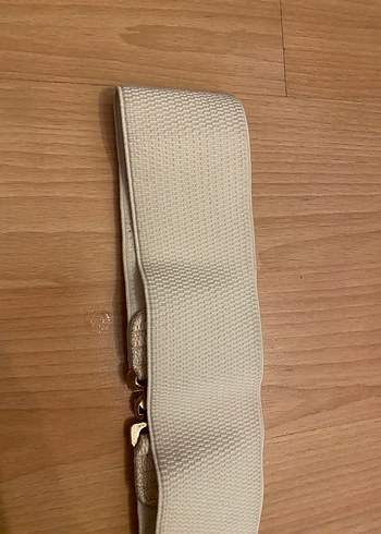 Kadın Beyaz Deri Vintage Kemer - Görsel 3