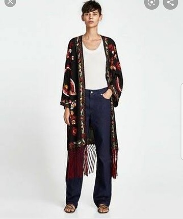 Zara Zara kimona 1 kez giyildi mevsimlik olarak kullanilir