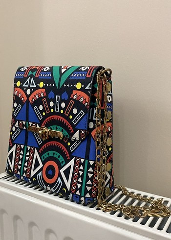 Renkli Bohem Kadın Omuz Çantası - Görsel 3