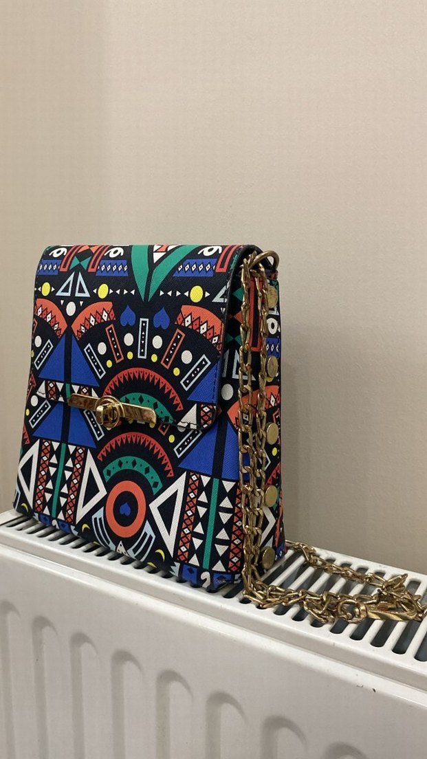 Renkli Bohem Kadın Omuz Çantası - Görsel 3