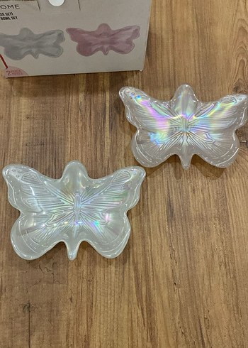 LCW Home İkili Kelebek Şeklinde Dekoratif Tabak - Görsel 2