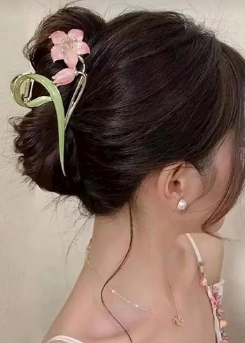 Lila Zambak Metal Mandal Toka - Görsel 3