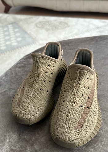 Bej Örgü Erkek Sneakers - Görsel 4