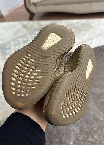 Bej Örgü Erkek Sneakers - Görsel 5