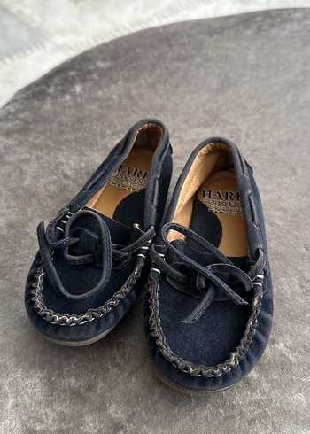 Mavi Süet Erkek Çocuk Loafer Ayakkabı - Görsel 2