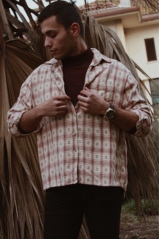 American Vintage Oversize İpek gömlek