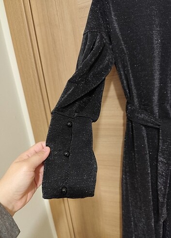 Uzun pırıltılı elbise - Görsel 4