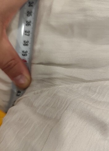 Beyaz güpürlü uzun elbise  - Görsel 7