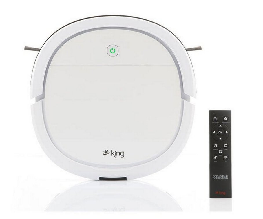 Beyaz Gri Robot Süpürge - Görsel 2