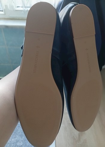 Siyah Tokalı Modern Klasik Kadın Babet - Görsel 8