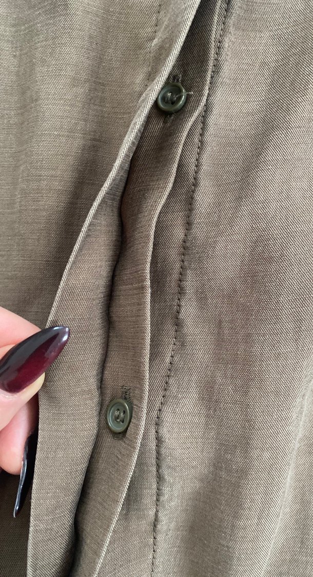 Uzun Kollu Keten Tunik - Görsel 2