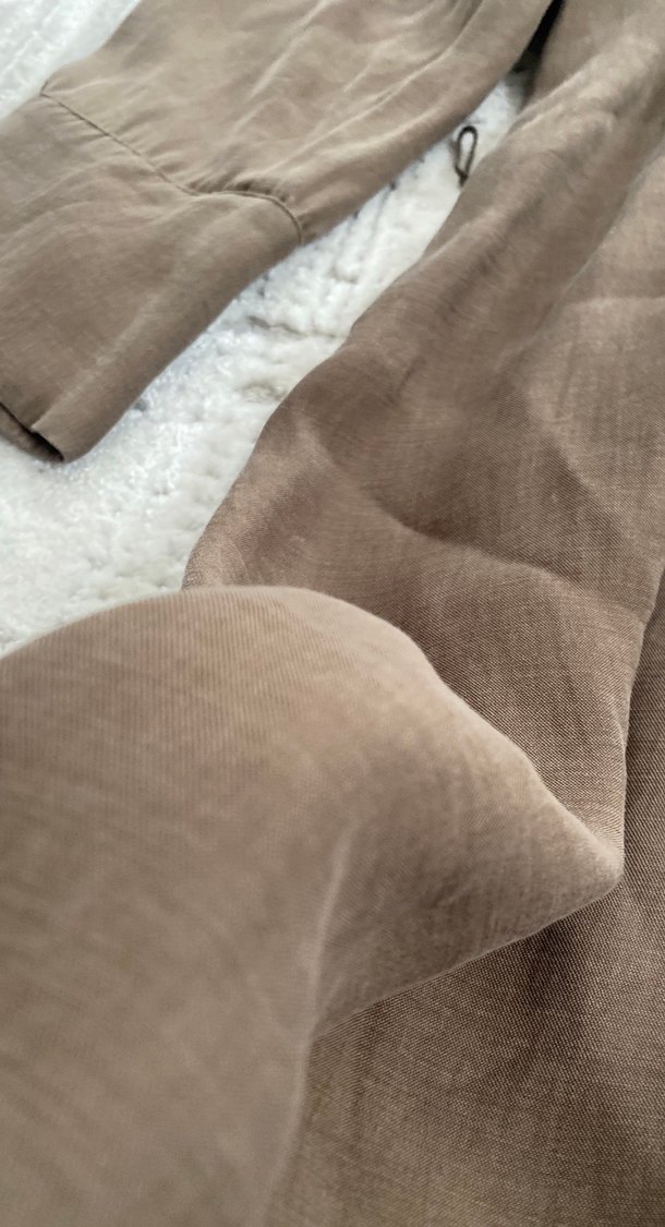 Uzun Kollu Keten Tunik - Görsel 4