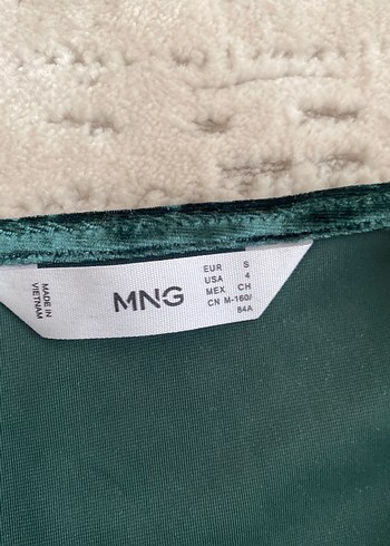 Kadife Drapeli Uzun Kollu V Yaka Elbise - Görsel 3