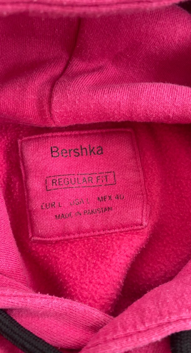 Pembe Kapüşonlu Kadın Sweatshirt - Görsel 2