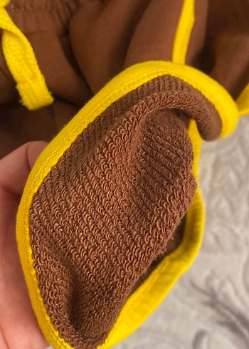 Kahverengi Kadın Mini Spor Şort - Görsel 4