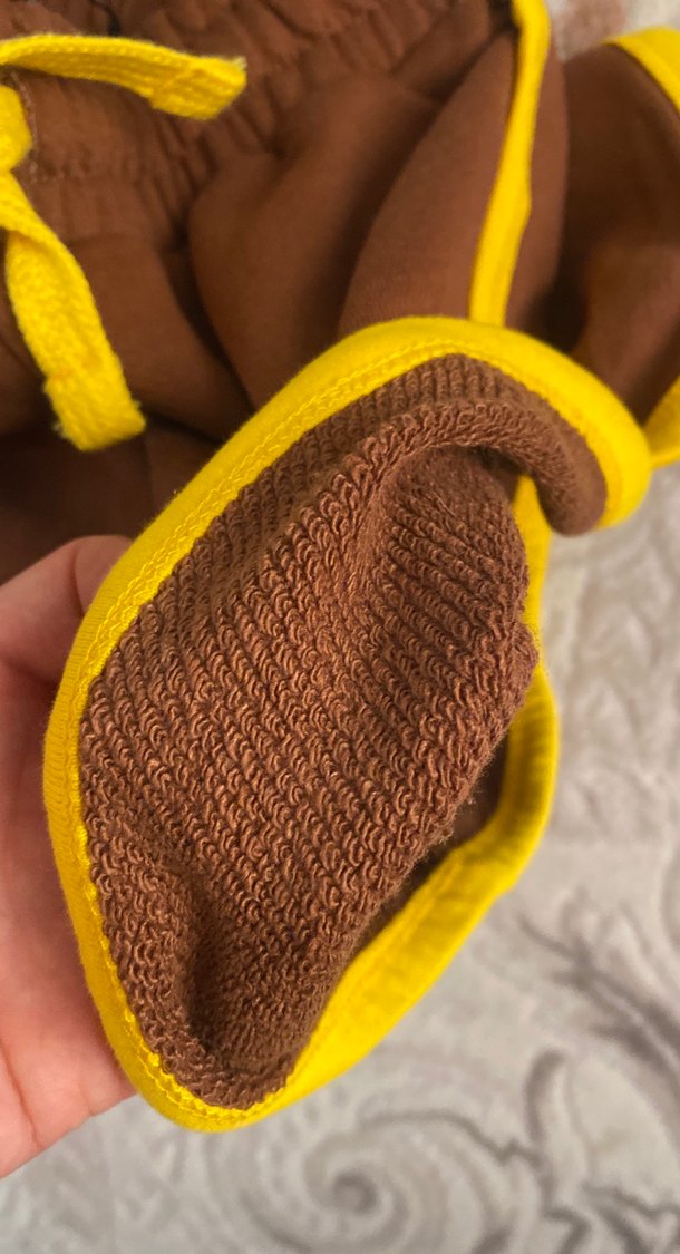 Kahverengi Kadın Mini Spor Şort - Görsel 4