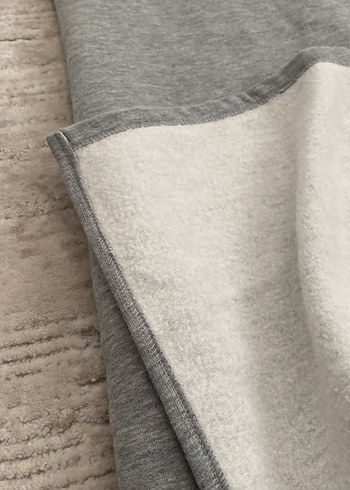 Gri Yüksek Yakalı Uzun Elbise - Görsel 4