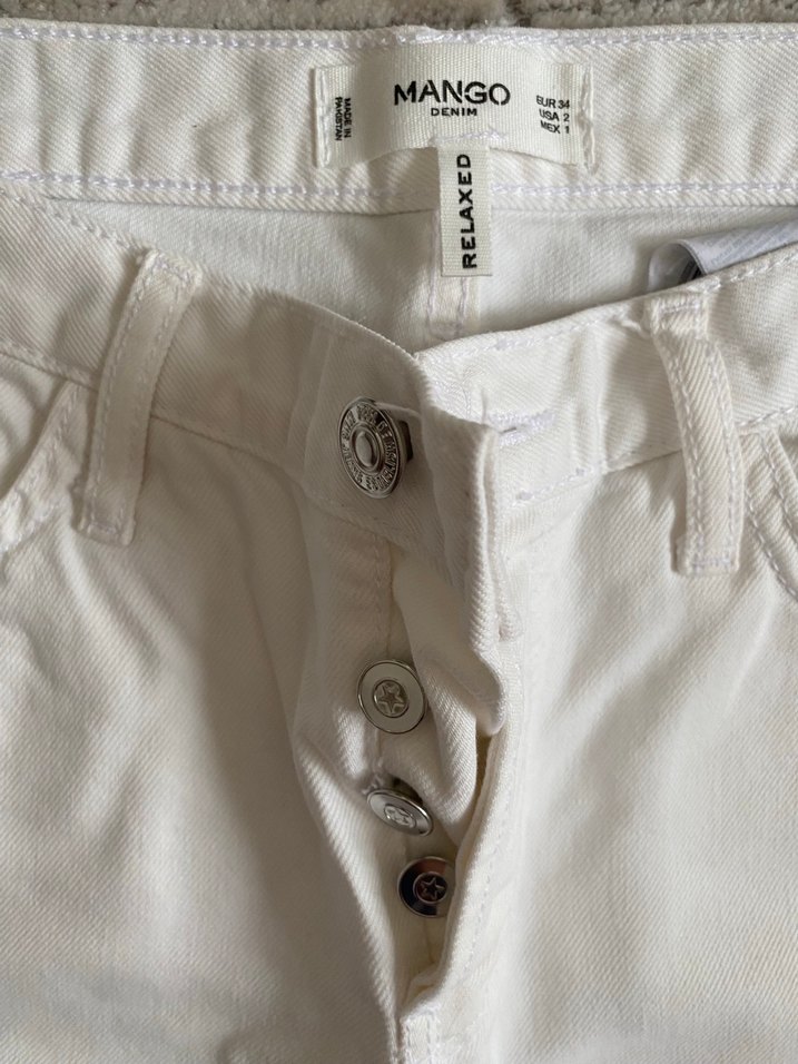 Beyaz jean - Görsel 2