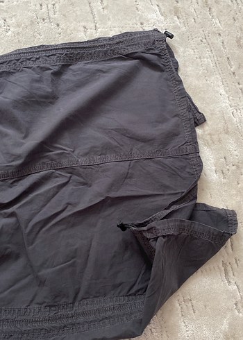 Kadın Siyah Keten Uzun Etek - Görsel 4