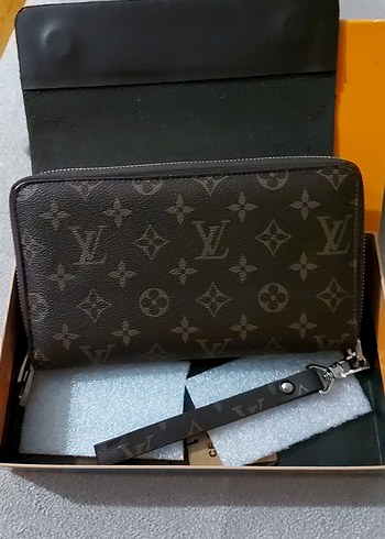 Louis Vuitton Kahverengi Deri Kadın Cüzdan - Görsel 3