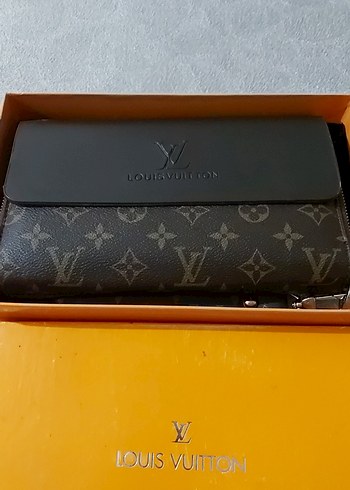 Louis Vuitton Kahverengi Deri Kadın Cüzdan - Görsel 2
