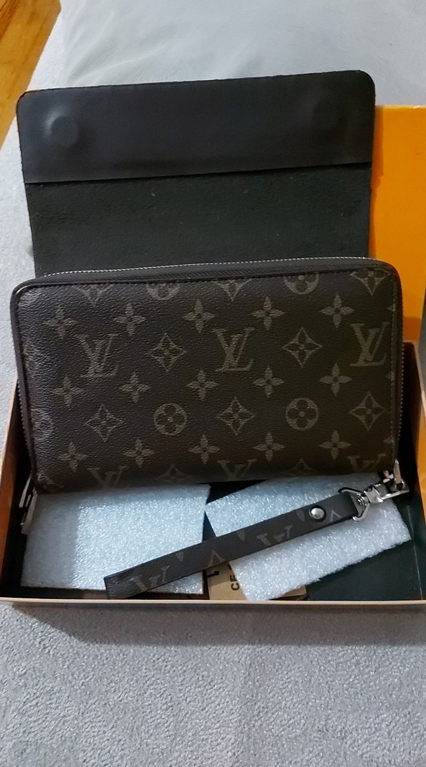 Louis Vuitton Kahverengi Deri Kadın Cüzdan - Görsel 3