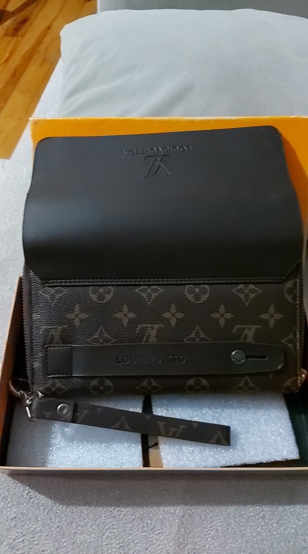 Louis Vuitton Kahverengi Deri Kadın Cüzdan - Görsel 4