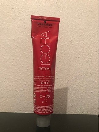 Igora Royal 0-22 Turuncu Azaltıcı Saç Boyası