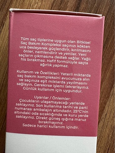  Beden Licape Saç Bakım Kompleksi