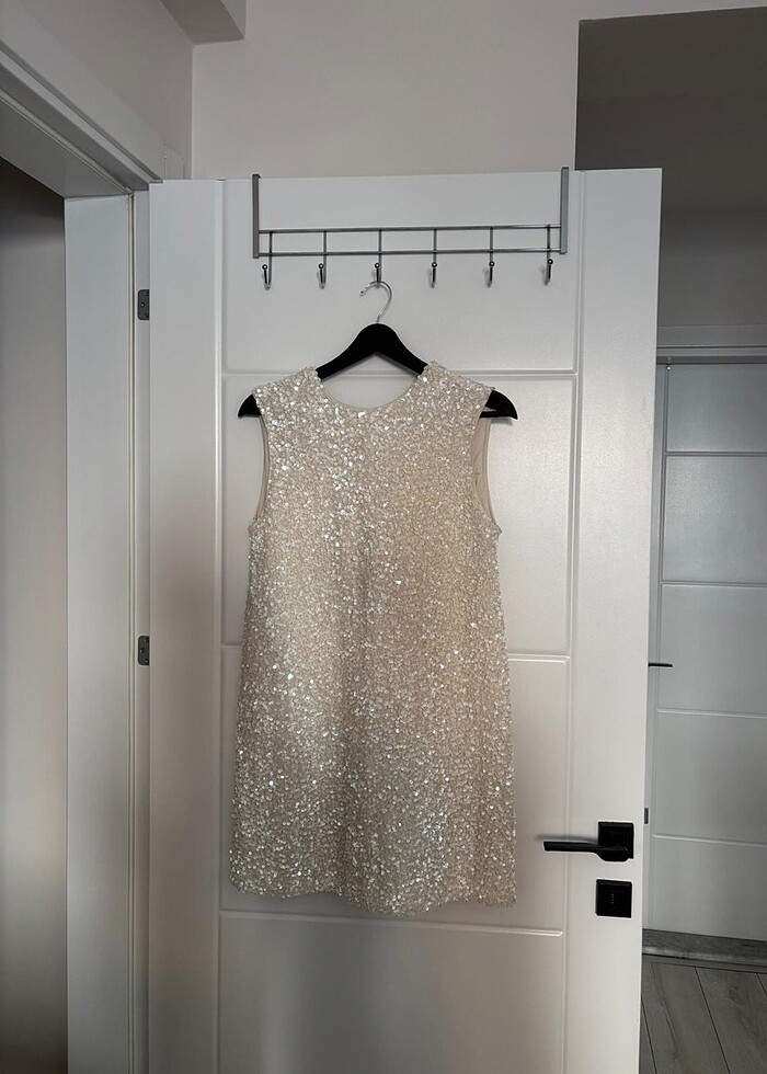 H&M Pul Payet Elbise - Görsel 4