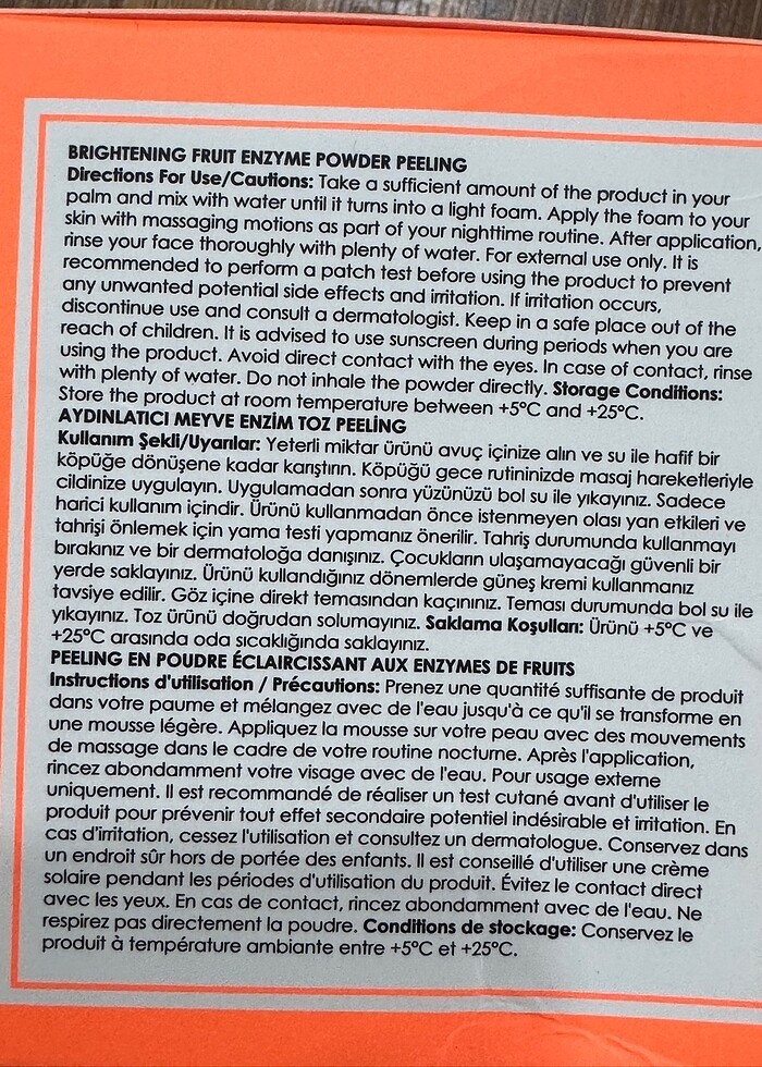 Maruderm Aydınlatıcı Enzim Peeling - Görsel 3