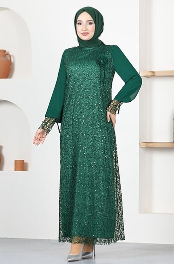Tesettür Abiye Elbise - Görsel 3