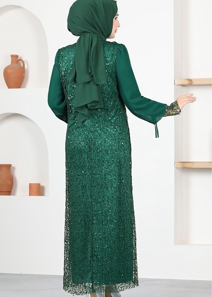 Tesettür Abiye Elbise - Görsel 4