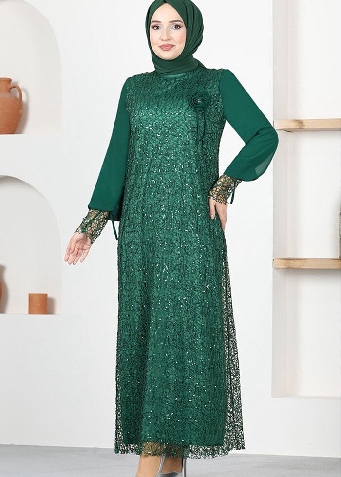 Tesettür Abiye Elbise - Görsel 3