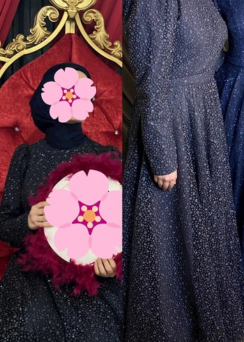 Uzun Siyah Vintage Gotik Kadın Elbise - Görsel 3