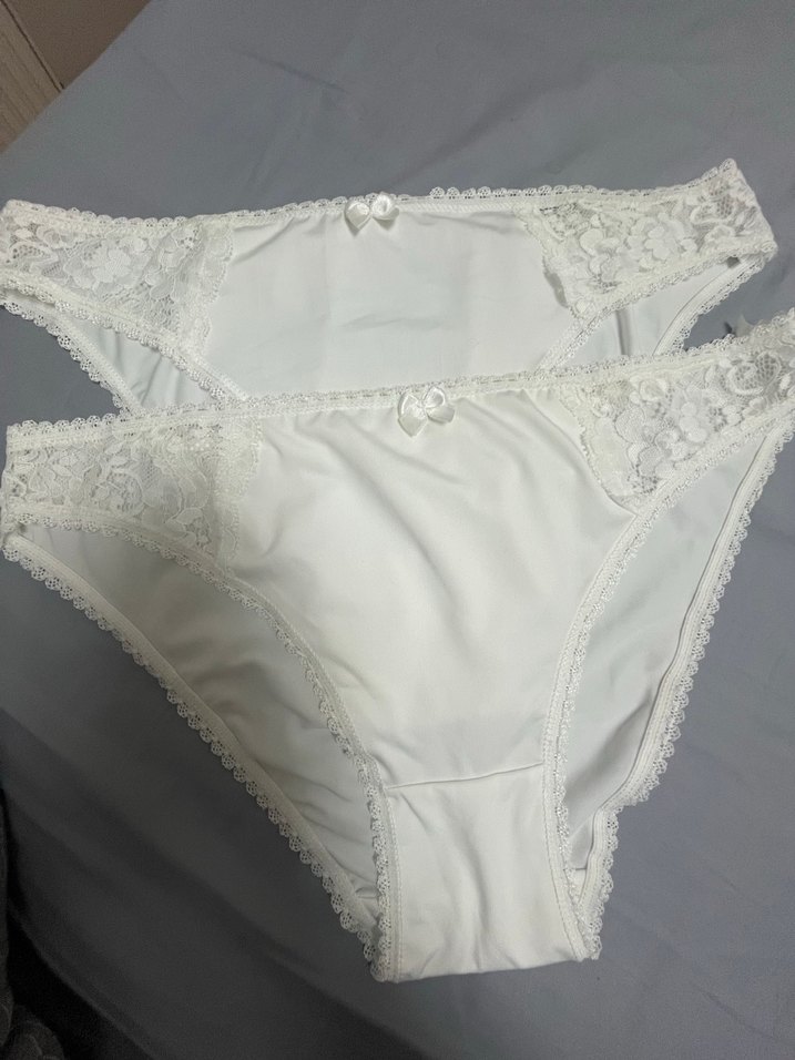 Nakışlı Beyaz Midi Kadın Külot - Görsel 2