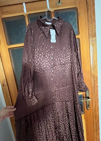 Ayşe Akay Jakarlı Elbise - Görsel 4