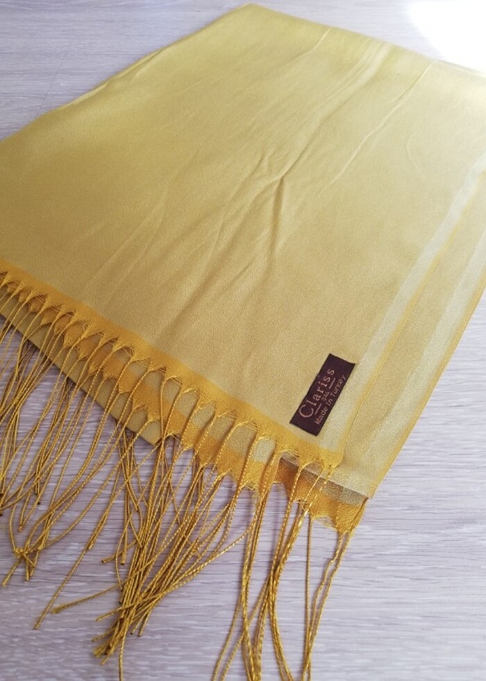 Clariss marka şal yağ yeşili fıstık yeşili - Görsel 3