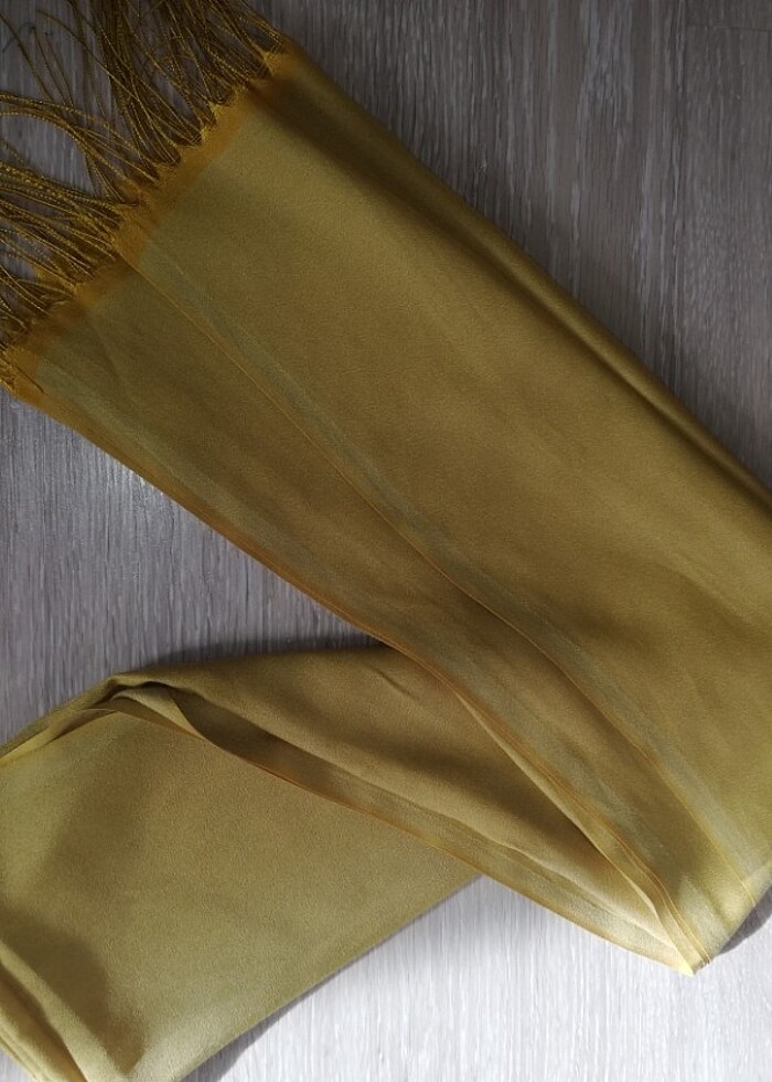 Clariss marka şal yağ yeşili fıstık yeşili - Görsel 4